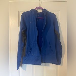 Nike Blue Thermal Jacket Size M